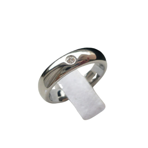 Tungsten Carbide 5mm Band ring Men's Women's Genuine Diamond size 5-9.5 custom engraving
