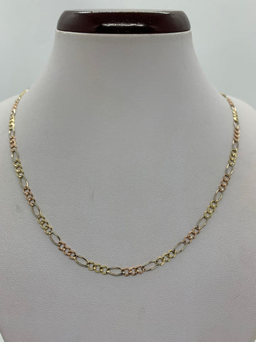 14K Gold Rope Chain, 3mm, 16 long, weighs 11.7 grams