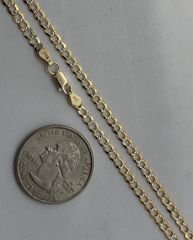 Solid Gold Curb Chain for sale